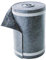 596 ALFA - Bâche protection absorbante peinture pour escaliers, 1 pièce, 330 mm x 25 m, auto-adhésif 230 g/m²