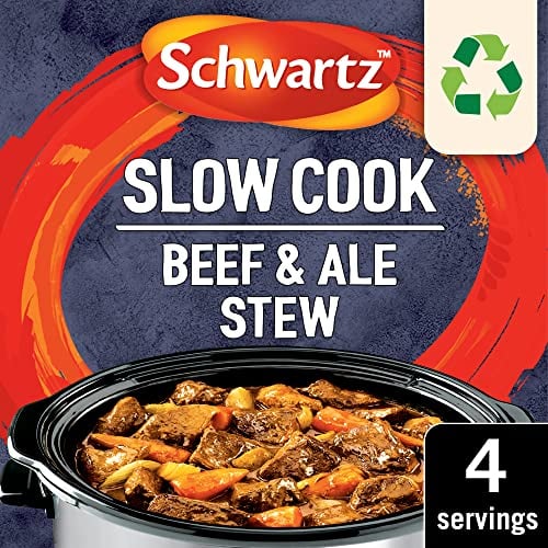 Schwartz Slow Cookers Beef and Ale Stew Recipe Mix 38g