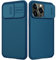 Nillkin CamShield Pro kompatibel mit iPhone 13 Pro Hülle mit Kameraobjektiv-Schutzhülle, TPU-Rahmen und PC-Rückseite - Blau