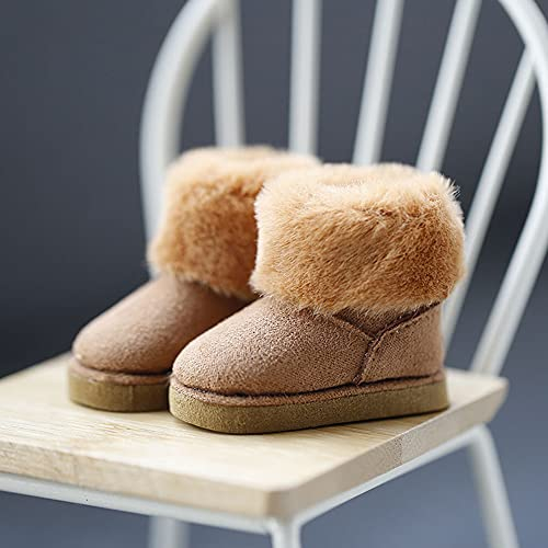 XiDonDon 1/6 BJD SD Größe Puppe 30cm Körperschuhe Mode Schneestiefel 1/6 YOSD Puppenschuhe Puppenzubehör (Brown)