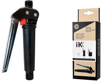 IK - Maneta INOX para Pulverizadores - Compatible con Pulverizadores IK- Accesorio de Acero Inoxidable - Adaptable y Duradero - Mejora tu Pulverizador - Fácil Limpieza - Fabricado en España