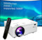 Projector 4K 15000 Lumens Portable Video Projector, 200“ Screen Full HD Native 1080P Enhanced Mini Movie Projector, Compatible with HDMI USB Smartphone TV Stick PC for Outdoor/Home Projection