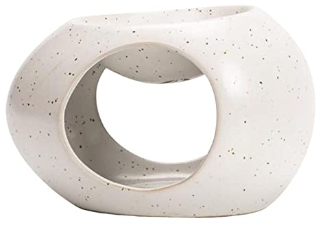 Sharplace Brûleur à Huile Essentielle, Fondants Parfumés Bougie Chauffe-Plat Céramique Porte-Bougie Parfumée pour Chambre, Décoration