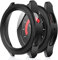 Amizee 2 Stück Hülle Kompatibel mit Samsung Galaxy Watch 5 Pro 45mm mit Displayschutz, Hart PC Ultradünne Schutzhülle für Samsung Galaxy Watch 5 Pro 45mm (Schwarz)