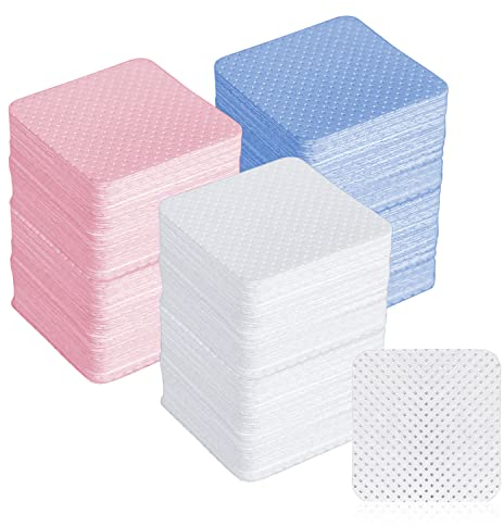 900 Count Colored Nail Polish Solvent, Nail Wipes, Nail Cleaning Pads, Lint-free Wipes for Nail Polish Removal and Manicure Care