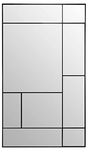 Atmosphera - Miroir Macha - métal - Noir - 97x167 cm