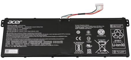 Acer AP16M4J originale Batteria 37Wh per Aspire 3 (A315-41), (A315-33), (A315-57), (A315-58), (A317-51), (A315-42), Aspire 1 (A114-32)