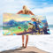 BAAROO The Legend of Zelda-Link-Nature Strandtuch, Mikrofaser, leicht, saugfähig, sandfrei, schnell trocknend, Strandtuch, Campinghandtuch, Reisen, 130 cm, 80 cm