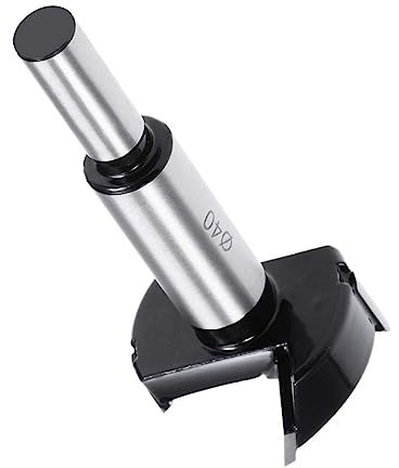 MACHSWON Forstner Drill Bits Tungsten Carbide Wood Hole Saw Opener Drill Bit 40mm Woodworking Hinge Hole Drilling Boring Bit Cutter