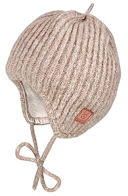 maximo Baby-Mütze ausgenäht Größe: 45 Farbe: braun