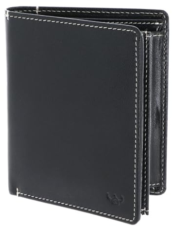 Golden Head Leder Geldbörse Bari RFID Protect Kombischeintasche 1230 Marineblau dunkelblau