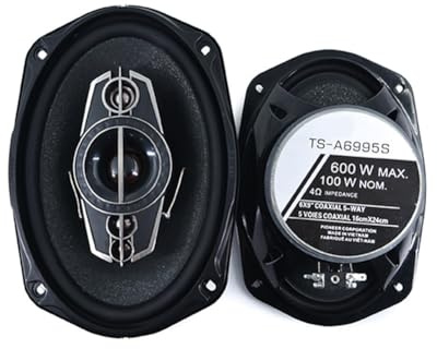 TsoLay 1000W 12V 5 VíAs Coche Coaxial MúSica EstéReo Altavoz de Alta Fidelidad de Rango Completo InstalacióN Sin PéRdidas, 6X9 Pulgadas, 2 Piezas