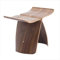 Fußschemel Kreative Kleine Bank Niedriger Hocker Wohnzimmer Stuhl Schmetterling Hocker Holz Hocker Ändern Schuh Bank Bugholz Multifunktions Haushalt Kreative Hocker, Nussbaum, 44 * 31 * 40 c