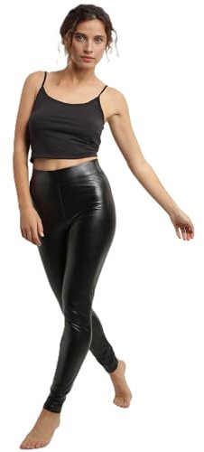Dim Legging Femme Effet Cuir Relax & Go x1,Noir,S