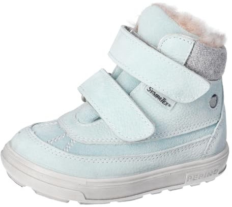RICOSTA Jungen Winterstiefel Pedro, Kinder Lauflernschuhe, Weite: Weit, lose Einlage, Sympatex, terracare, lammfell-Stiefel, Ice (510), 26 EU