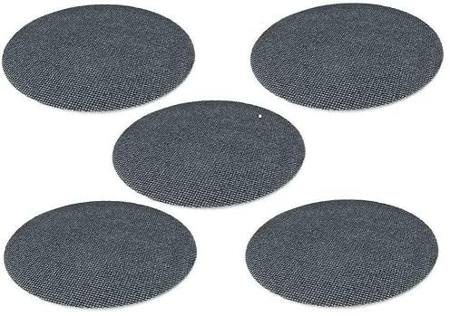 5 x Hook and Loop 225mm Mesh Sanding Discs 240 Grit Palm Sander Orbital Pads