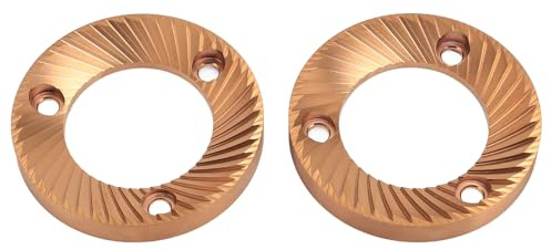 2-teilige Kaffeemühle mit Flachem Mahlwerk, Espresso-Mahlung, 64 Mm Flache Mahlwerke, Titanbeschichteter Mehrzweck-Flachmahlwerk für DF64 DF64P DF64E DF64V, für Ceado E5P E6P E37J