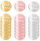21 Pcs Personalised Cupcake Toppers Acrylic Cake Topper, Happy Birthday Cake Disc Round Mirror Cake Pick Decorations for Birthday Party Cake Decor