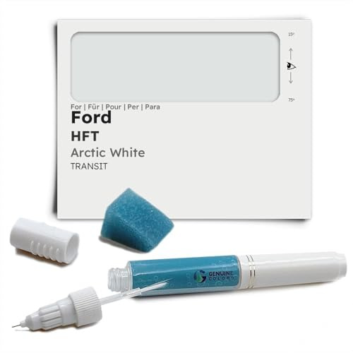 Genuine Colors Lackstift Arctic White HFT für Ford Weiß Transit