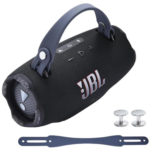 TheJuns Abnehmbarer Silikon-Handriemen für JBL Xtreme 2/Xtreme 3/Xtreme 4 tragbaren Bluetooth-Lautsprecher, Outdoor-Reise-Anti-Rutsch-Griffriemen, Ersatz-Zubehör