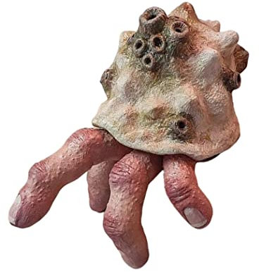 WSYJWEX Halloween Finger Crab Statue Realistic Horror Harz Modell gruselige Fingerkrabbendekorationen