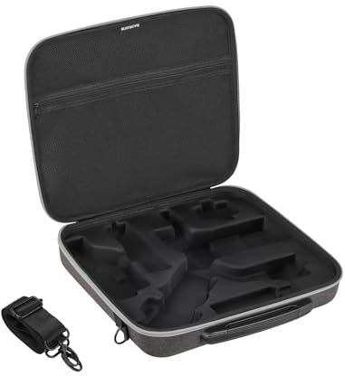 Gdraco Custodia portatile per DJI RS 4 Mini, custodia di alta qualità per gimbal, treppiede e accessori, stabilizzatore manuale per DJI RS 4 Mini, grigio., Custodia per