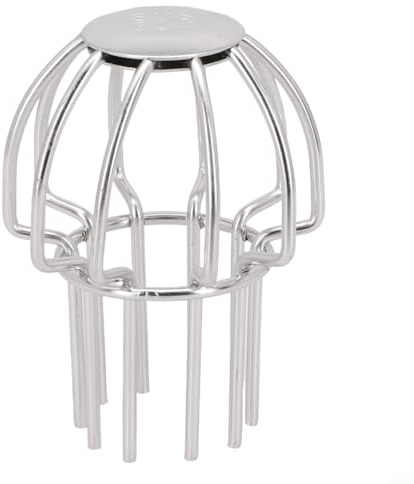 304 Edelstahl Laubfanggitter für Balkone, Gärten, Dächer, schnelle Entwässerung, Schmutzschutz, Bodenablauf (50 mm)
