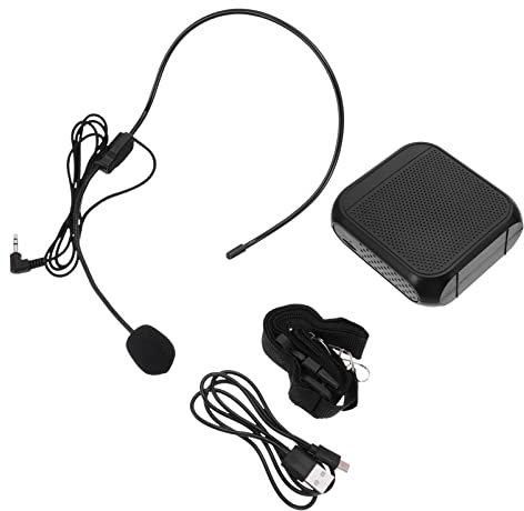 Lurrose 1Set Portable Wireless Voice Amplifier Strap Speaker for Teachers Lightweight Design Simple Operation for Classes and Outdoor Activities