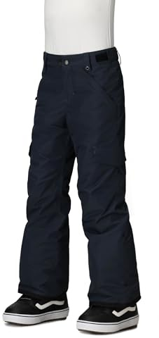 686 Girl's Lola Insulated Pant - Winter Thermal Clothing with Kick Panels & Boot Gaiters - Water & Weather Resistant - Navy, Large