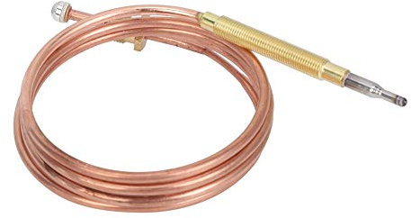 5-Teiliges Thermoelement Reparatur-Set, 900 mm | Mit Adapternuss, Ofenheizung, Flammenschutz, Induktionskochfeld, Gasherd