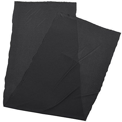 170 cm x 50 cm Altavoz Tela de Tela de Rejilla Parrilla a Prueba de Polvo Tela de Malla Cubierta de Rejilla Protectora para Altavoces de Audio estéreo(Negro)