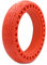 myBESTscooter - Solid Tyre For Xiaomi M365 1S Essential Pro 2 Model 3 Electric Scooter, 8.5 inch Flat Free Tire Replacement Wheel Puncture Proof Honeycomb Front/Rear (Red - 1 Tire)