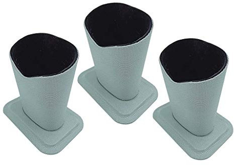 Set de 3 Support Porte-Lunettes Doublure en Tissu Doux Protège-lentilles Anti-rayures pour Bureau / Maison /