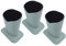 Set de 3 Support Porte-Lunettes Doublure en Tissu Doux Protège-lentilles Anti-rayures pour Bureau / Maison /