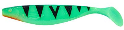 Balzer Shirasu MaJo Booster - Gummifisch, Größe/Gewicht/Farbe:10cm / 7g / Green Fire Tiger