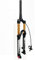 LvTu Fahrrad Federgabel 26/27,5/29 Zoll, Magnesiumlegierung MTB Gabel, 140-QR-9x100, Leicht Luftgabel Stoßdämpfer (Color : Tapered Remote Lockout, Size : 27.5)