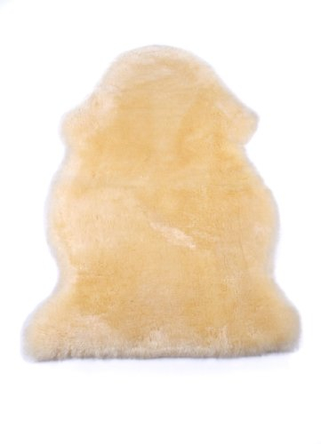 Naturasan Baby-Lammfell, geschorenes Babyfell, medizinisch gegerbtes weiches Schaffell zum kuscheln, med (110-120 cm genäht)