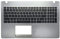 Replacement La Coque Coquille Autour du Clavier C Coquille & Clavier Pour For ASUS Y581 Y581CC Y581JD Y581JK Y581LA Y581LB Y581LC Y581LD Argent Disposition en Anglais américain Petite Touche Entrée