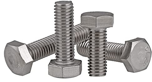 Flat Head Bolt Thread Metric Hexagon Electrical Machine Screw M10 35mm (3pcs)