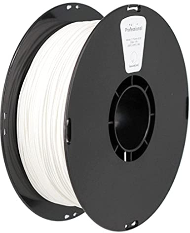 M I A 3D-Drucker-Filament, PA6 Nylon-Filament, 1,75 mm, 1 kg, hohe mechanische Festigkeit, hohe Zähigkeit, technischer Kunststoff, weiß _ 1,75 mm (Farbe: Weiß)
