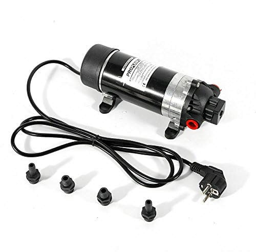 WasserPumpe, 220V Membran Wasserpumpe Selbstansaugende Wasserpumpe 160PSI Membranpumpe Druckpumpe Garden Wasserpumpe für Caravans Wohnmobilen
