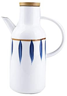 Oil and Vinegar Bottle Dispenser Olive Oil Bottle Dispenser Kitchen Ceramic Oil Bottle Thickened Ceramic Design Reusable Household Oil Bottle Dispenser Olive Oil Carafe Decanter for Kitchen