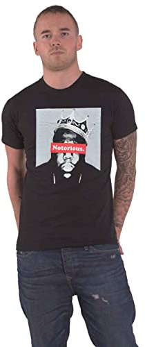 Biggie Smalls T Shirt Notorious Logo Official Mens Black