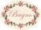 Targa per porta in legno stile shabby chic con scritta bagno, per decorare le porte interne di casa. La targhetta misura cm 15x20 spessore 7 millimetri, con biadesivo(Bagno rosa)