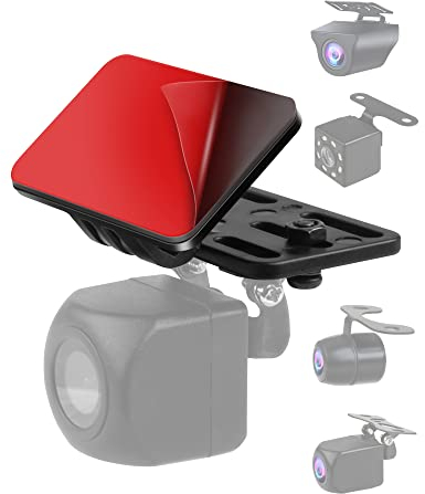 Jansite Universalhalterung Rückfahrkamerahalterung Heckscheibenhalterung für die meisten Rückfahrkamera-Dashcams Rückfahrkameras, Installation im Auto