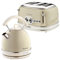 Ariete ARPK39 Retro Style Dome Kettle and 4 Slice Toaster Set, Vintage Design, Cream, Stainless Steel