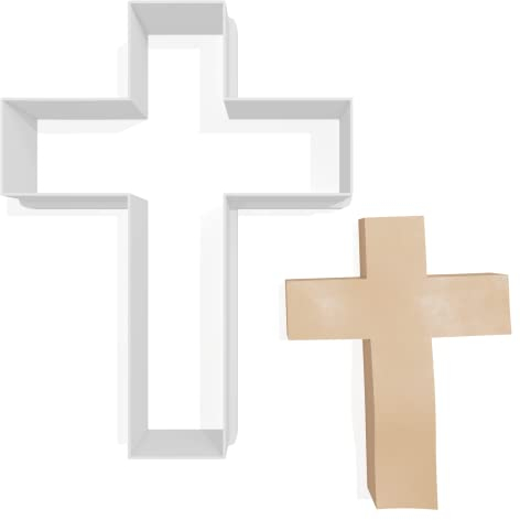 Cross Straight Cookie Cutter - 3 Sizes Easter Christmas