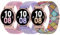 Delidigi 20mm Nylon Geflochtenes Armband Kompatibel Mit Samsung Galaxy Watch 7/6/5/4/FE 40mm 44mm, 6 Classic 43mm 47mm, 5 Pro 45mm, 4 Classic 42mm 46mm, 3 41mm, Active 2, Gear Sport