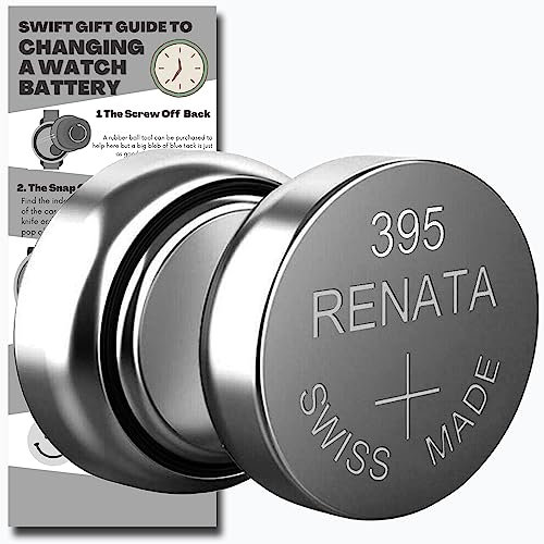 SR927SW Watch Batteries 2 x Renata 395 Watch Battery Equivalent Cell Button Replacement Kit for Watches with Fitting Guide 0% HG