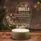 Welsky Regalo Abuela, Regalos Abuela LED light, Regalo de Agradecimiento para la Abuelas Cumpleaños Navidad de la Madre, Luz Nocturna Acrílica Grabada